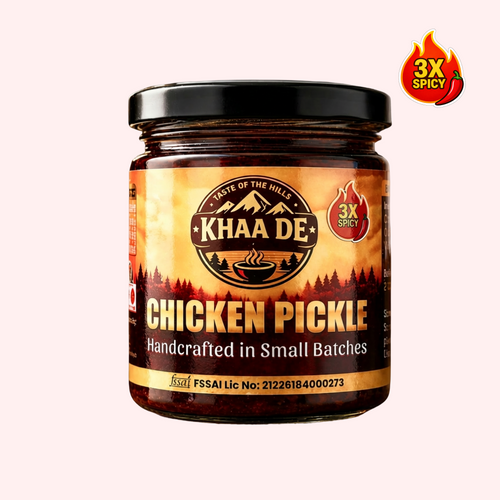 Northeast chicken pickle with bhut jolokia