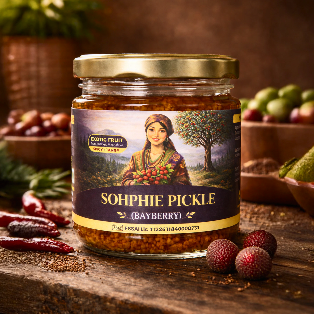 Sohphie pickle Northeast India spicy
