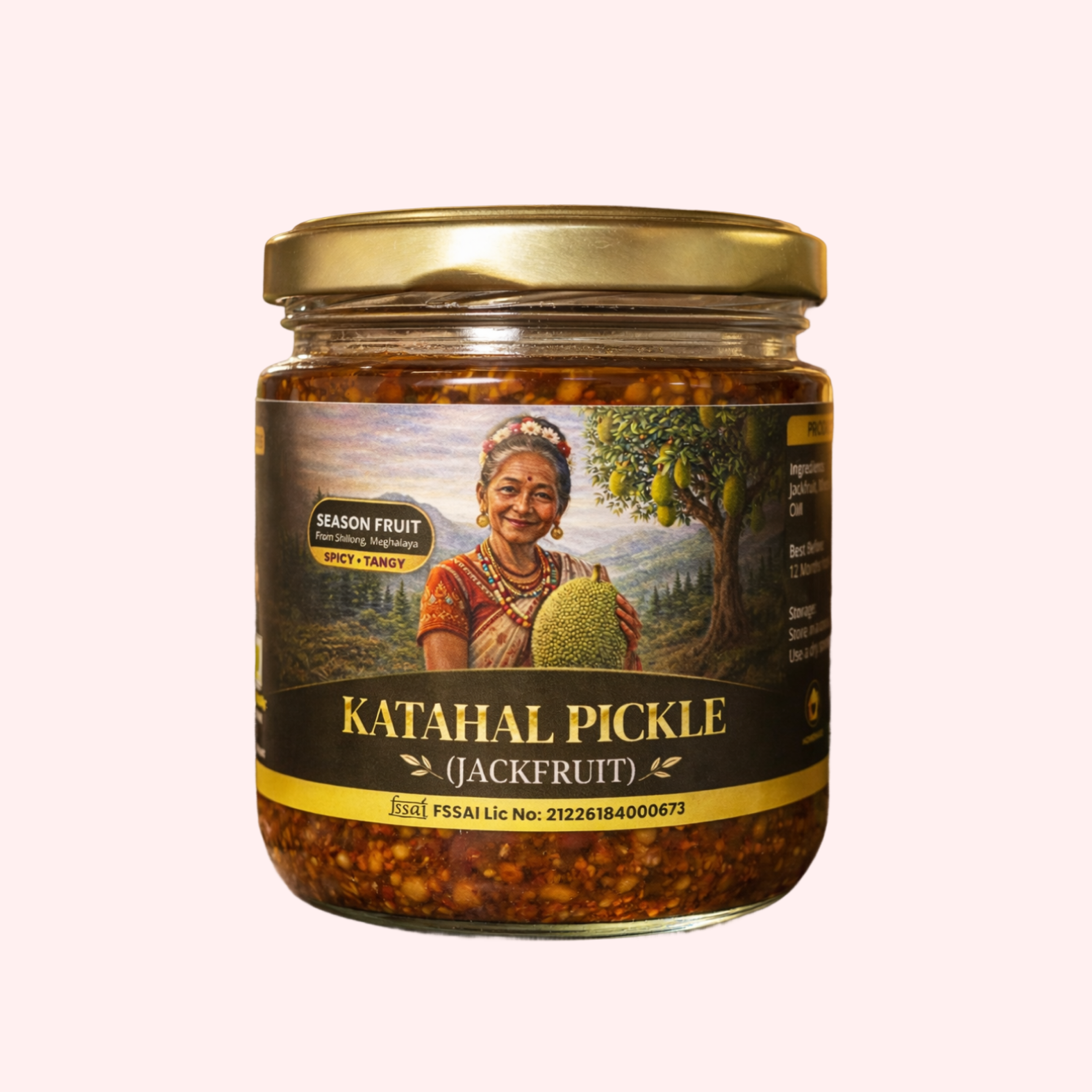 Jackfruit pickle spicy Northeast India homemade