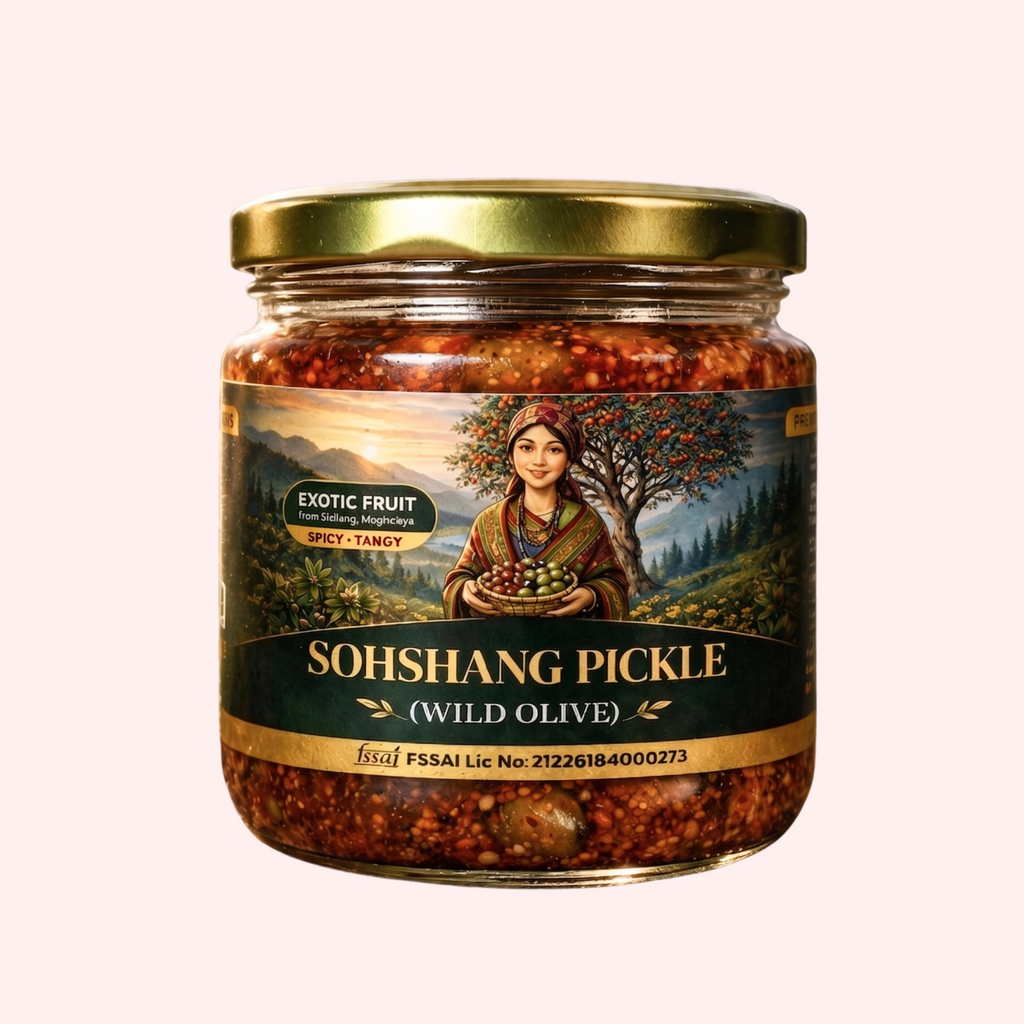 Traditional sohshang pickle Assam homemade