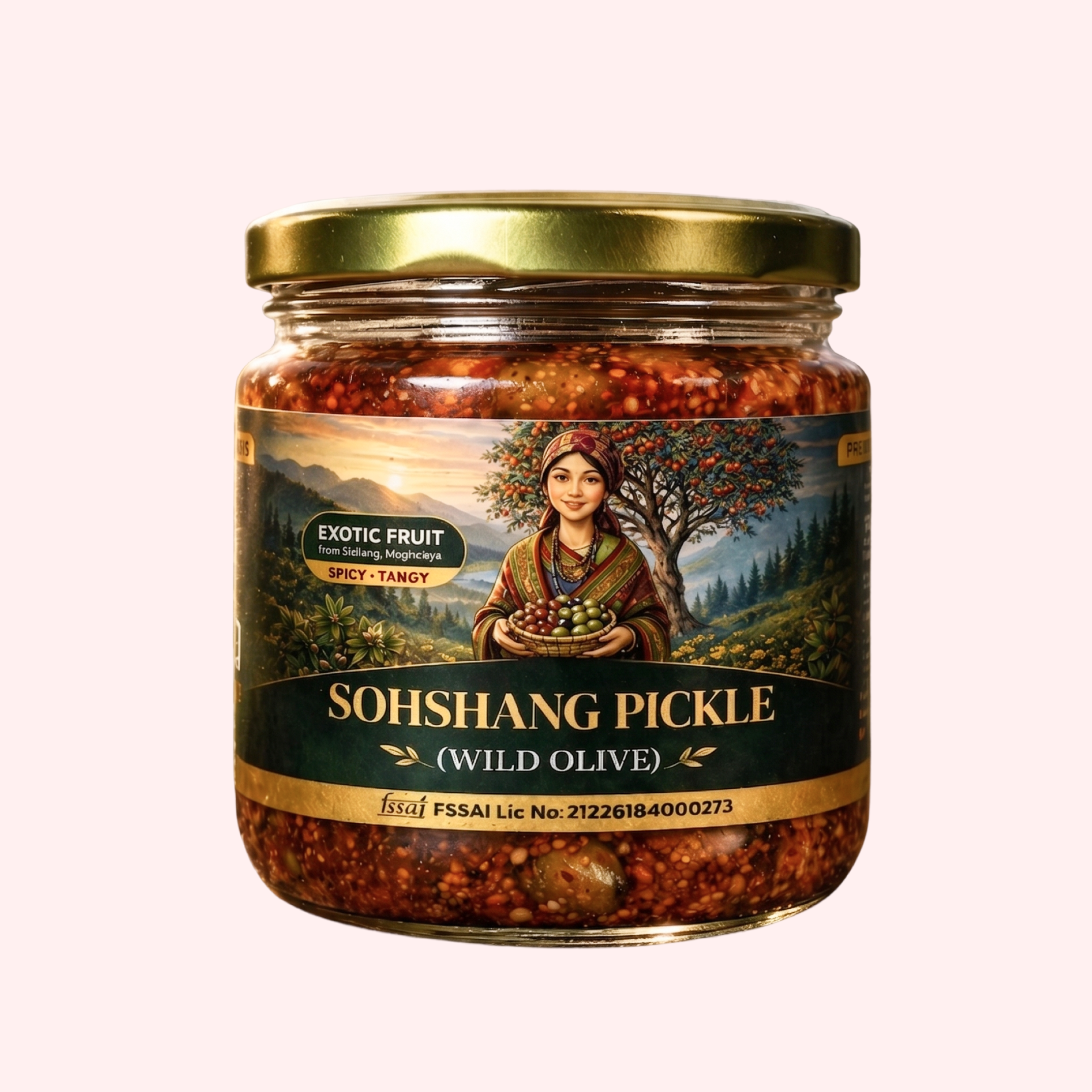 Traditional sohshang pickle Assam homemade
